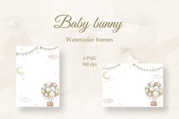 Download Cute Bunny. Frame for Baby. PNG. - Bunny Collection
