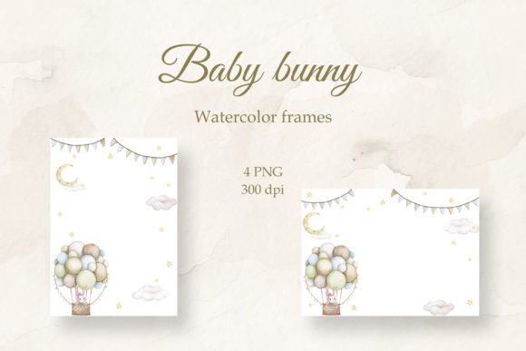 Download Cute Bunny. Frame for Baby Girl. PNG. - Bunny Collection