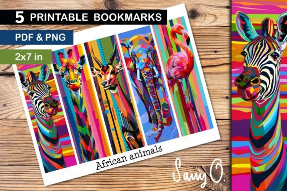 Download Bookmark African Animals Zebra Pop Art - African animals Collection
