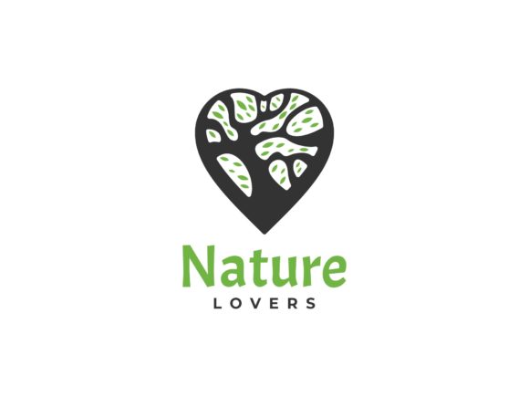 Download Nature Love Silhouette Logo - Silhouette Collection