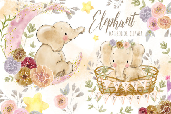 Download Baby Elephant Clip Art - Premium Resources