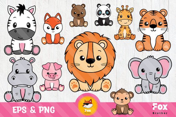 Download African Animals Clipart, Safari Animals - African animals Collection