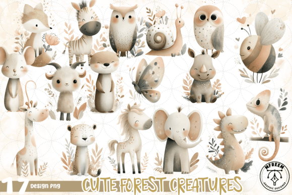 Download Cute Forest Creatures PNG - Forest creatures png Collection