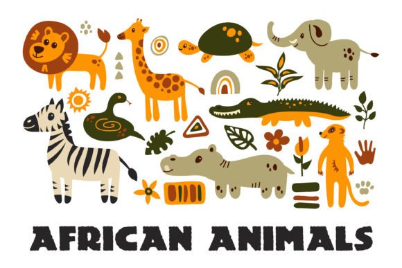 Download African Animals Clipart - African animals Collection