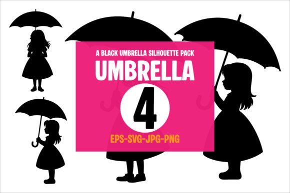 Download Couple in Love Silhouette with Umbrella - Silhouette Collection