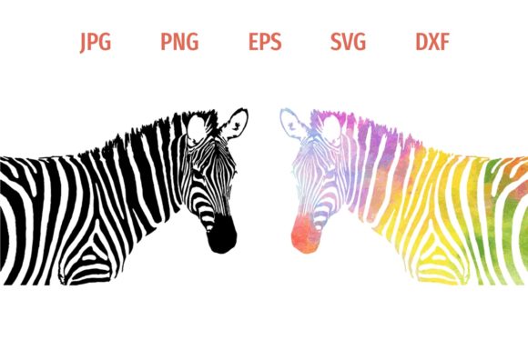 Download Watercolor Zebra Pattern Silhouette - Silhouette Collection