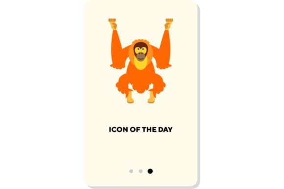 Download African Animals Flat Icon. Chimpanzee is - African animals Collection